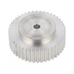 Roată de curea T5 aluminiu 16mm 69,2mm 27T | Electronic-mag.ro | Componente Electronice