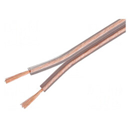 Cablu difuzor 2x0.75mm OFC transparent | Electronic-mag.ro | Componente Electronice