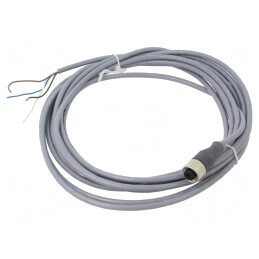 Cablu de Conectare M12 4 PIN 5m 250VAC 3A 300VDC | Electronic-mag.ro | Componente Electronice