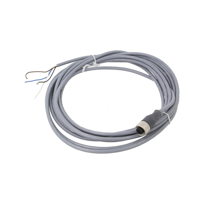 Cablu de Conectare M12 4 PIN 5m 250VAC 3A 300VDC | Electronic-mag.ro | Componente Electronice
