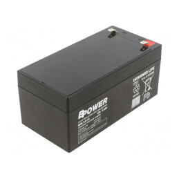 Baterie Plumb-Acid 12V 3.6Ah AGM 134x67x67mm | Electronic-mag.ro | Componente Electronice