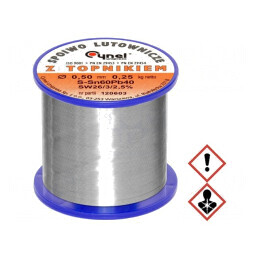 Sârmă de lipit cu plumb 0,5mm 0,25kg | Electronic-mag.ro | Componente Electronice