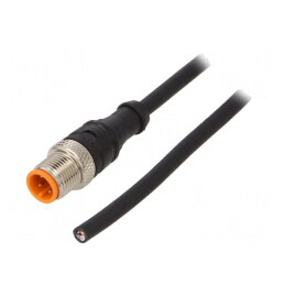 Cablu de conectare | M12 | PIN: 4 | drept | 10m | mufă | 250VAC | 4A | IP67 | 1210 04 002 10M