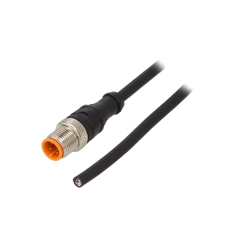 Cablu de conectare M12 4 PIN drept 10m IP67 | Electronic-mag.ro | Componente Electronice