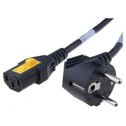 Cablu Alimentare 3m CEE 7/7 la IEC C13 | Electronic-mag.ro | Componente Electronice