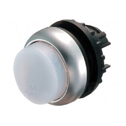 Comutator Alb cu Apăsare 22mm IP67 | Electronic-mag.ro | Componente Electronice