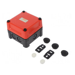 Cutie de conexiuni policarbonat 95x95x72mm | Electronic-mag.ro | Componente Electronice