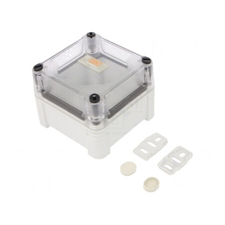 Cutie de conexiuni policarbonat 95x95x72mm | Electronic-mag.ro | Componente Electronice