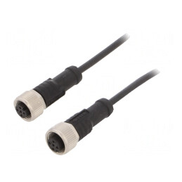 Cablu Senzori Automatizări M12 4 Pini 2m Mufă-Mufă | Electronic-mag.ro | Componente Electronice