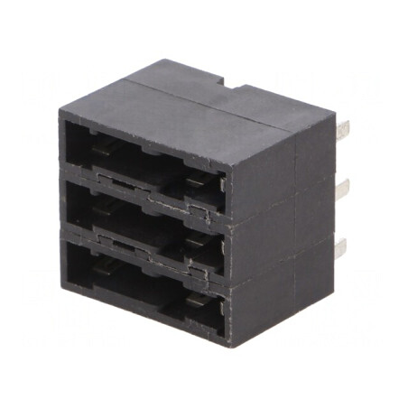 Clemă PCB 15A Neagră Cupru Termoplast | Electronic-mag.ro | Componente Electronice