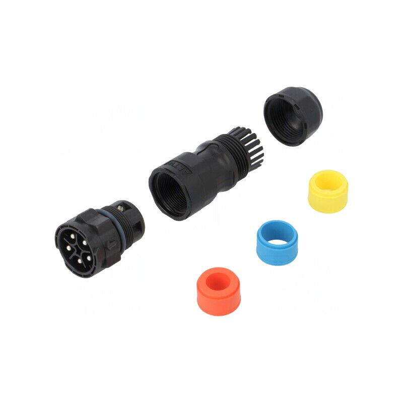 Conector Circular Tată 5-Pin cu Șurub X-Lok | Electronic-mag.ro | Componente Electronice