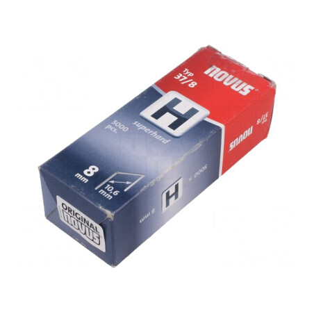 Staples 10.6mm x 8mm Super Hard 5000pcs | Electronic-mag.ro | Componente Electronice