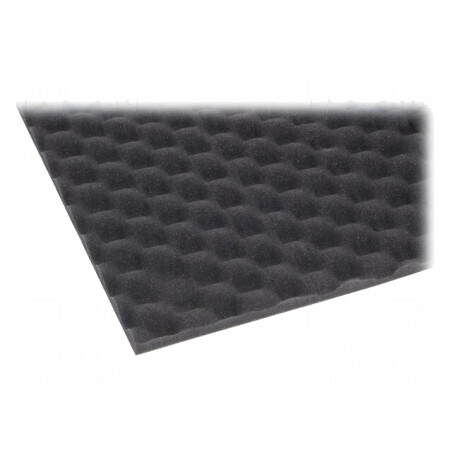 Burete Fonoabsorbant Autoadeziv 1000x500x12mm Perforat | Electronic-mag.ro | Componente Electronice