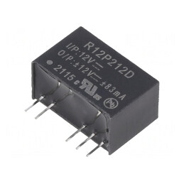 Convertor DC/DC 2W 12V/-12V 10,8-13,2V | Electronic-mag.ro | Componente Electronice