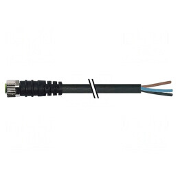 Cablu de conectare M8 4 pini 5m 30VAC