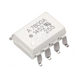 Optocuplor | SMD | Ch: 1 | OUT: amplificator izolat | 3,75kV | 15kV/μs | HCPL-7800A-300E