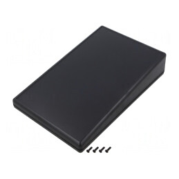 Carcasă Desktop ABS Neagră IP54 140x220x41mm