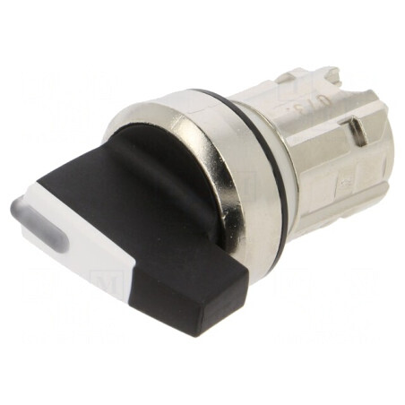 Comutator Rotativ Alb 22mm IP67 | Electronic-mag.ro | Componente Electronice