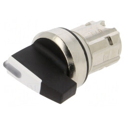 Comutator Rotativ Alb 22mm IP67 | Electronic-mag.ro | Componente Electronice