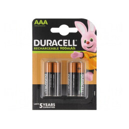 Baterii Reîncărcabile Ni-MH AAA 850mAh Duracell 4 Bucăți | Electronic-mag.ro | Componente Electronice