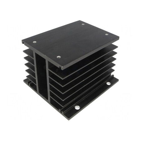 Radiator extrudat cu aripioare pentru relee SSR trifazate | Electronic-mag.ro | Componente Electronice