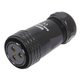 Mufă SA28 Mamă IP67 3 PIN 50A 500V | Electronic-mag.ro | Componente Electronice