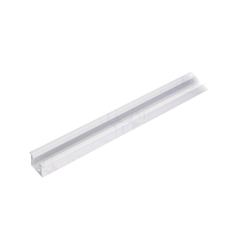 Profil Aluminiu Îngropat 2m pentru Module LED Albă | Electronic-mag.ro | Componente Electronice