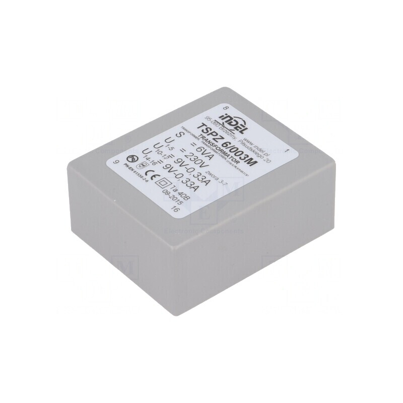 Transformator Încapsulat 6VA 230V 9V PCB | Electronic-mag.ro | Componente Electronice
