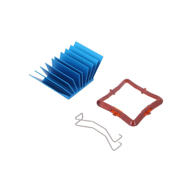 Radiator extrudat cu aripioare BGA, albastru, 30x30mm | Electronic-mag.ro | Componente Electronice Radiator extrudat cu aripioare BGA, albastru, 30x30mm | Electronic-mag.ro | Componente Electronice