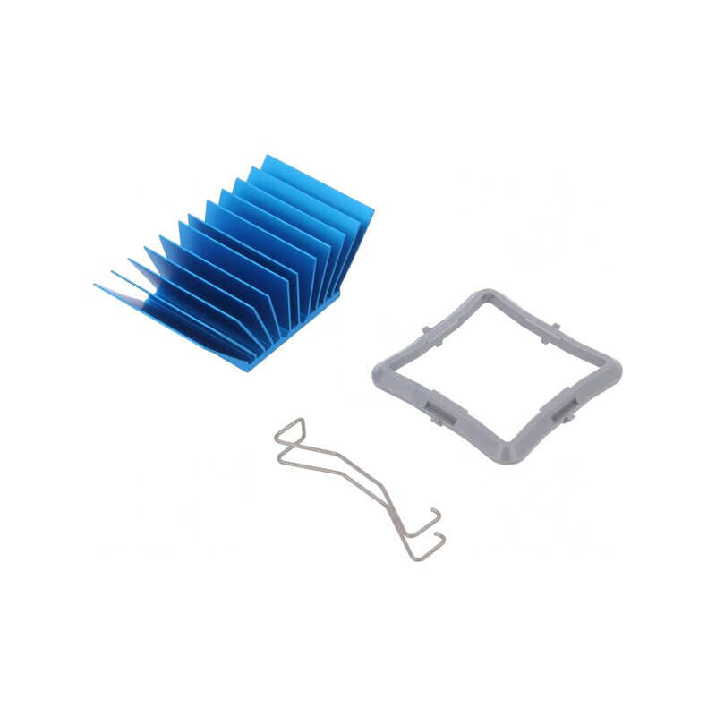 Radiator Extrudat cu Aripioare BGA Albastru 32,5mm 2,7°C/W | Electronic-mag.ro | Componente Electronice Radiator Extrudat cu Aripioare BGA Albastru 32,5mm 2,7°C/W | Electronic-mag.ro | Componente Electronice