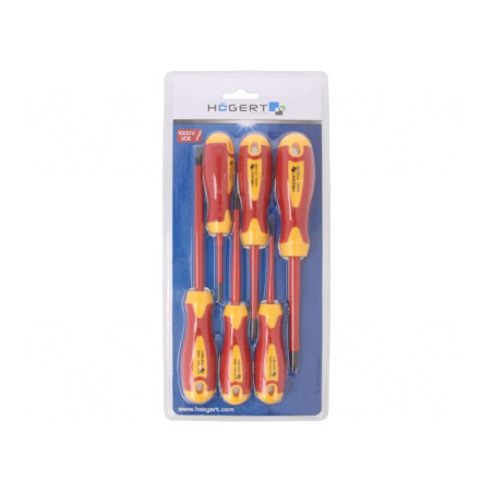 Kit Șurubelnițe Izolate 1kVAC 6 Buc. | Electronic-mag.ro | Componente Electronice