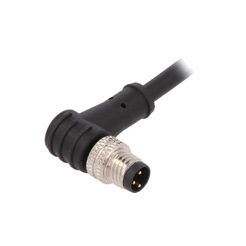 Conector M8 Tată 3-PIN Cu Cablu 1m | Electronic-mag.ro | Componente Electronice