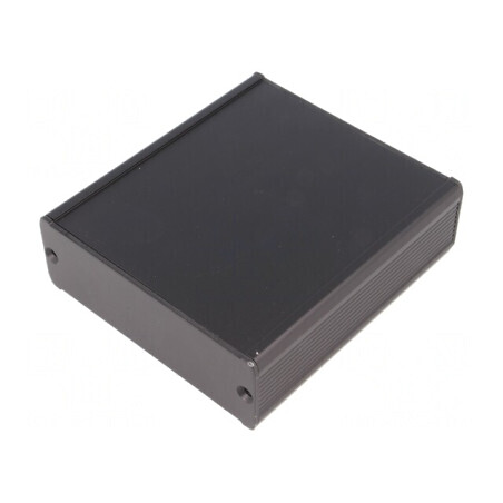 Carcasă aluminiu neagră TUF 94x100x32mm | Electronic-mag.ro | Componente Electronice