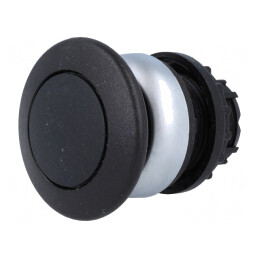 Comutator acționat prin apăsare 22mm negru | Electronic-mag.ro | Componente Electronice