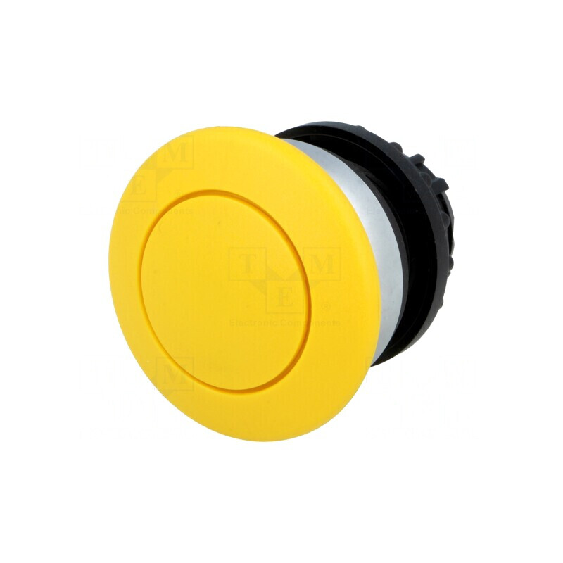 Comutator apăsare 22mm 2 poziții galben | Electronic-mag.ro | Componente Electronice