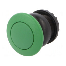 Comutator apăsare 22mm verde 2 poziții | Electronic-mag.ro | Componente Electronice