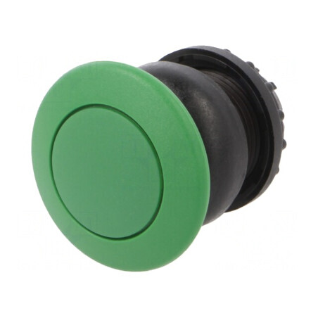 Comutator apăsare 22mm verde 2 poziții | Electronic-mag.ro | Componente Electronice