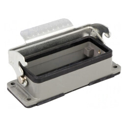 Carcasă pentru conectori HDC 16B cu clichet drept | Electronic-mag.ro | Componente Electronice