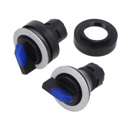 Comutator Rotativ 22mm 2 Poziții | Electronic-mag.ro | Componente Electronice