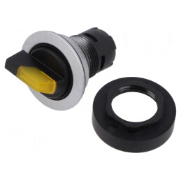 Comutator Rotativ 22mm 2 Poziții | Electronic-mag.ro | Componente Electronice