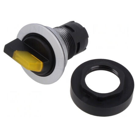 Comutator Rotativ 22mm 2 Poziții | Electronic-mag.ro | Componente Electronice