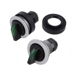 Comutator Rotativ 22mm cu 2 Poziții Stabile | Electronic-mag.ro | Componente Electronice