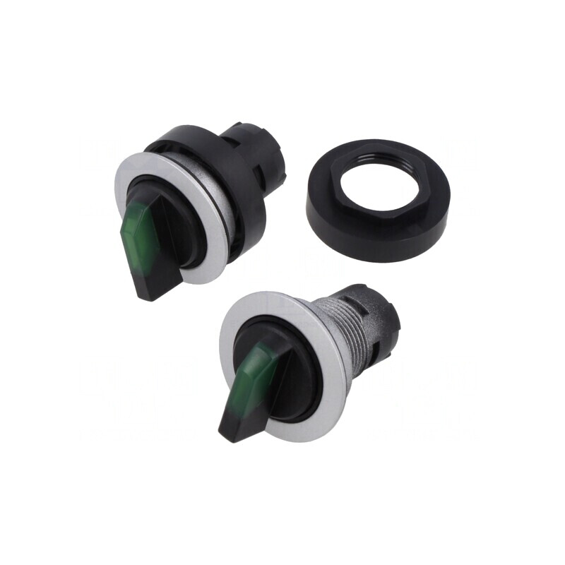 Comutator Rotativ 22mm cu 2 Poziții Stabile | Electronic-mag.ro | Componente Electronice