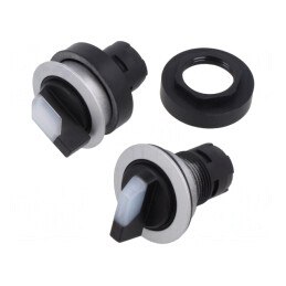 Comutator Rotativ 22mm Cu Suport 2 Poziții | Electronic-mag.ro | Componente Electronice