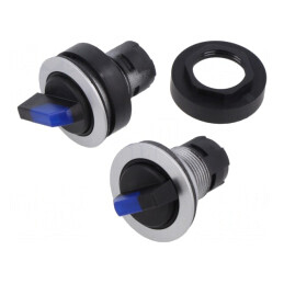 Comutator Rotativ 22mm cu 3 Poziții | Electronic-mag.ro | Componente Electronice