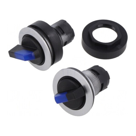 Comutator Rotativ 22mm cu 3 Poziții | Electronic-mag.ro | Componente Electronice