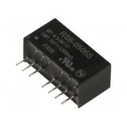 Convertor DC/DC 6W 5V 1.2A SIP8 | Electronic-mag.ro | Componente Electronice