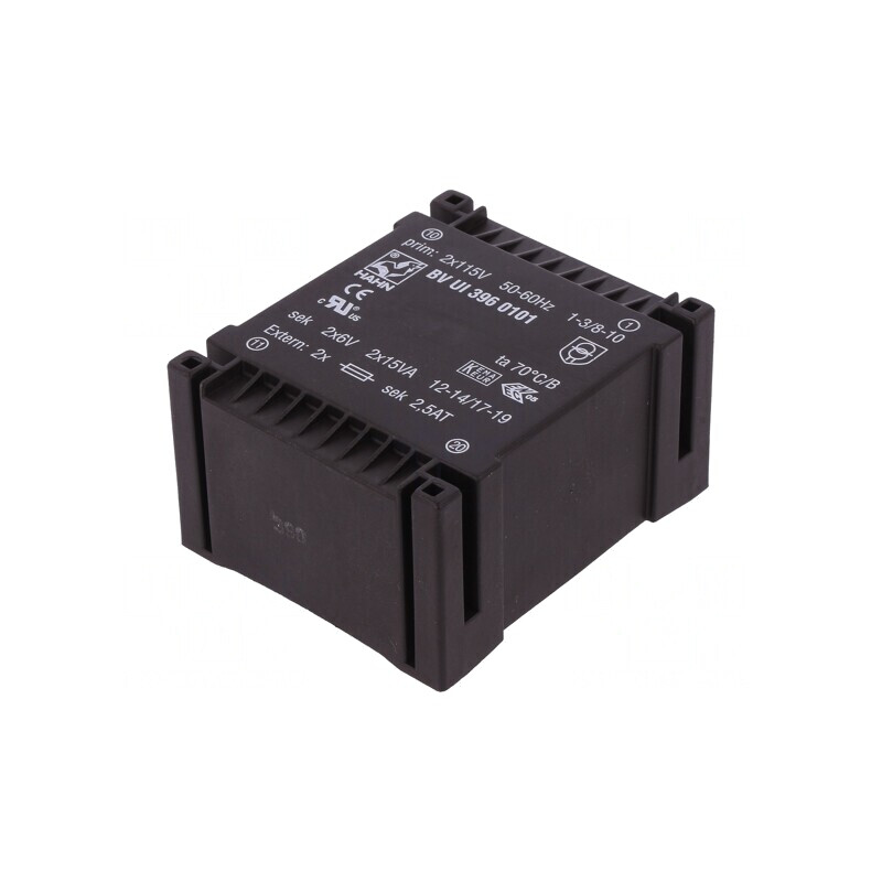 Transformator Încapsulat 30VA 6V 2.5A PCB | Electronic-mag.ro | Componente Electronice