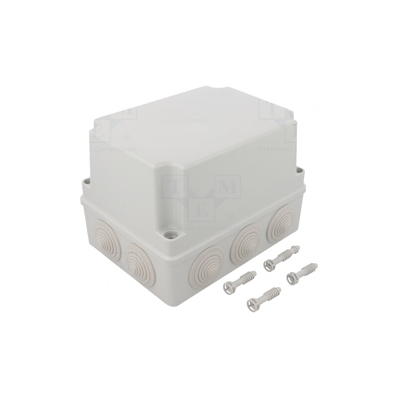 Cutie de conexiuni 110x190x140mm IP65 Gri | Electronic-mag.ro | Componente Electronice Cutie de conexiuni 110x190x140mm IP65 Gri | Electronic-mag.ro | Componente Electronice