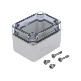 Carcasă Universală Gri 50x65x45mm IK08 | Electronic-mag.ro | Componente Electronice